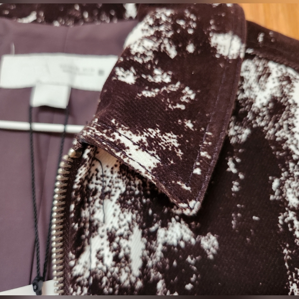 Pattern Flocked Jacket - Picture 6 of 9